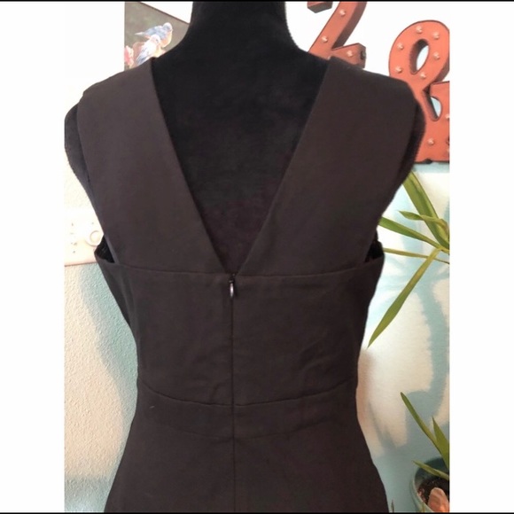 Lulu's Black Body Con 🖤 Dress with Bow - Picture 3 of 4